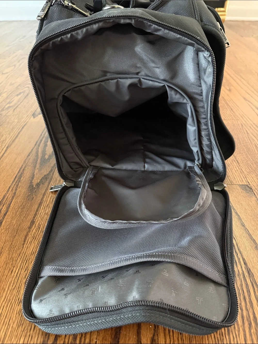 Tumi Black Men's Women’s Unisex  Duffel with Multiple Zip Pockets